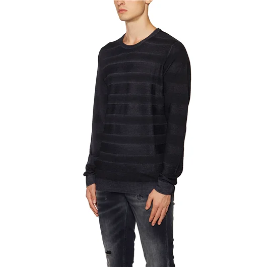 PAOLO PECORA GIOROCOLLO IN LANA A RIGHE