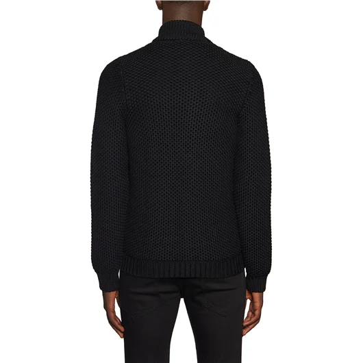 PAOLO PECORA MAGLIA IN LANA CON ZIP