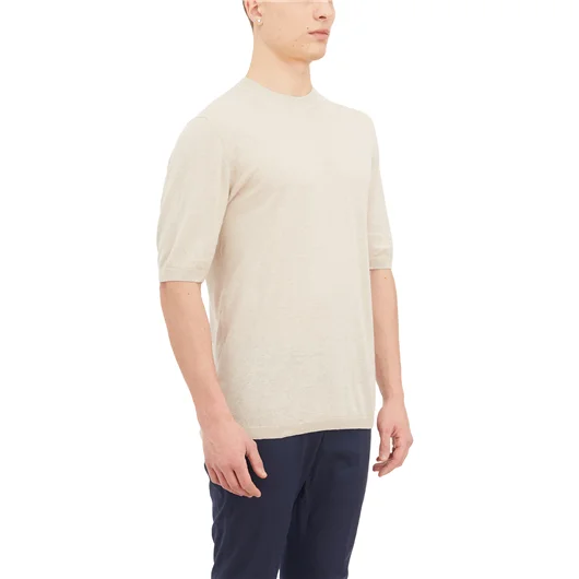 PAOLO PECORA MAGLIA IN LINO E COTONE