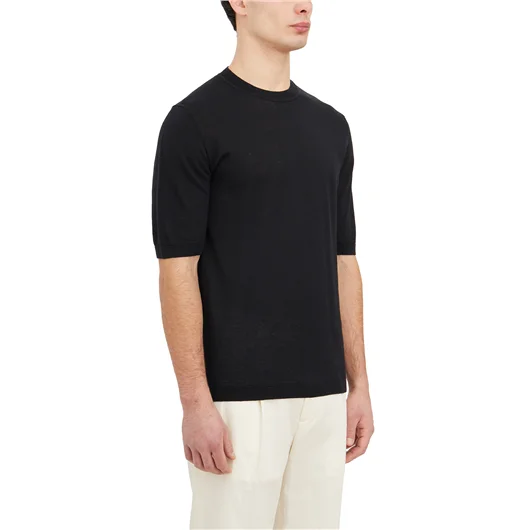 PAOLO PECORA MAGLIA IN LINO E COTONE