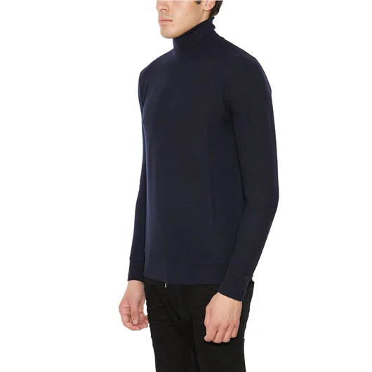 PAOLO PECORA MAGLIA LUPETTO IN LANA