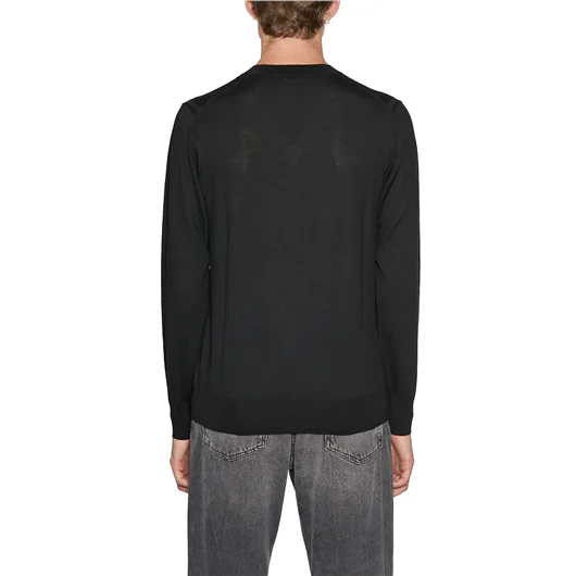 PAOLO PECORA MAGLIA SCOLLO A V IN LANA