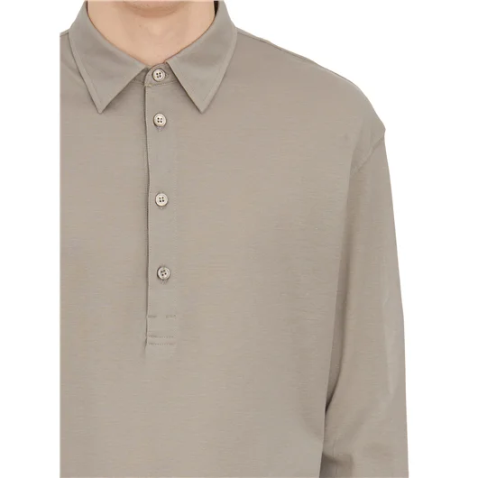 PAOLO PECORA POLO M/L IN COTONE