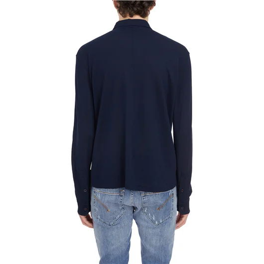 PAOLO PECORA POLO M/L IN COTONE