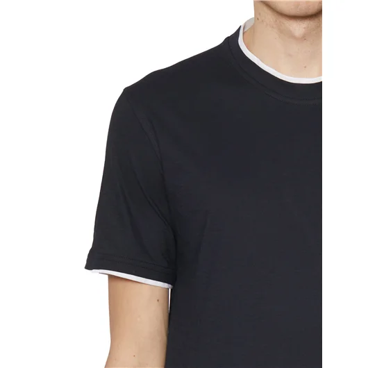 PAOLO PECORA T-SHIRT GIROCOLLO IN JERSEY