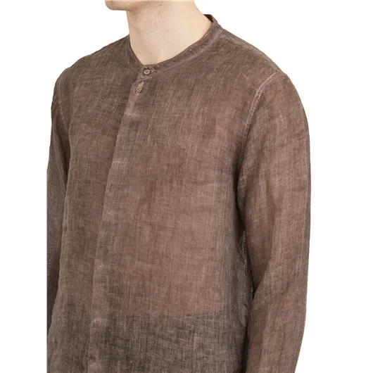 POEME BOHEMIEN CAMICIA COREANA IN LINO