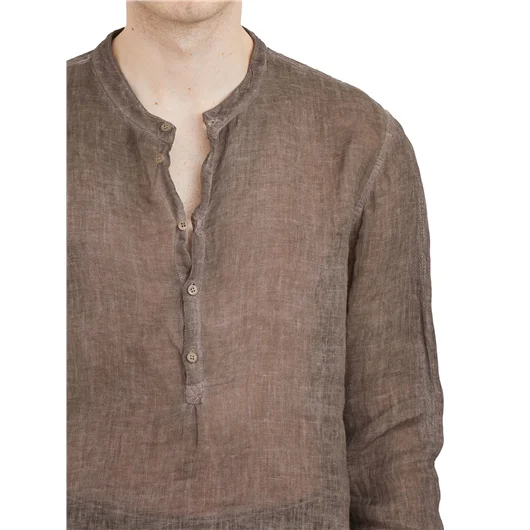 POEME BOHEMIEN CAMICIA SERAFINO IN LINO