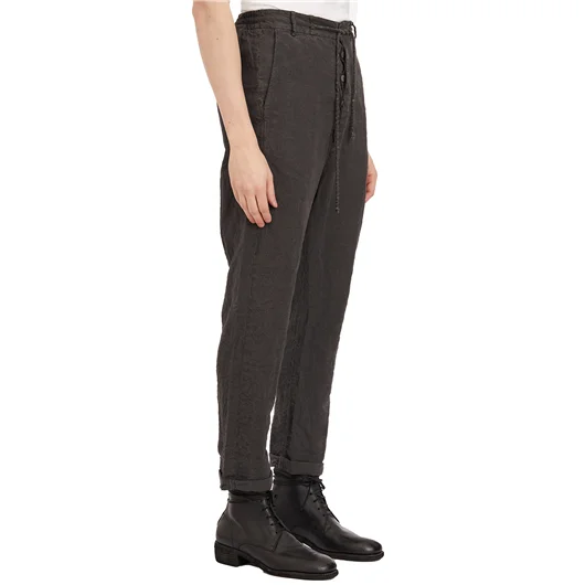 POEME BOHEMIEN PANTALONE LARGO IN LINO