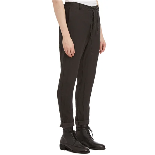 POEME BOHEMIEN PANTALONE LARGO IN LINO