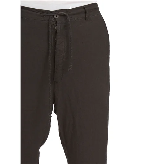 POEME BOHEMIEN PANTALONE LARGO IN LINO