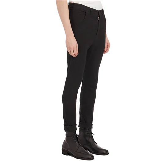 POEME BOHEMIEN PANTALONE SLIM IN COTONE E CANAPA