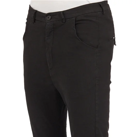 POEME BOHEMIEN PANTALONE SLIM IN COTONE E CANAPA