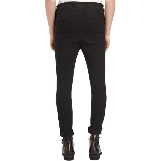 POEME BOHEMIEN PANTALONE SLIM IN COTONE E CANAPA