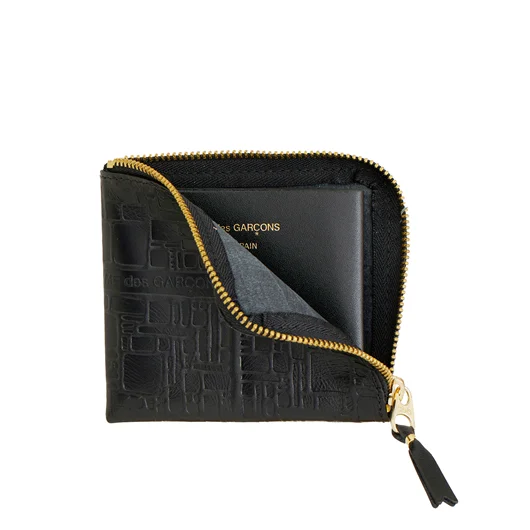 COMME DES GARCONS Wallet PORTAFOGLIO IN PELLE CON ZIP