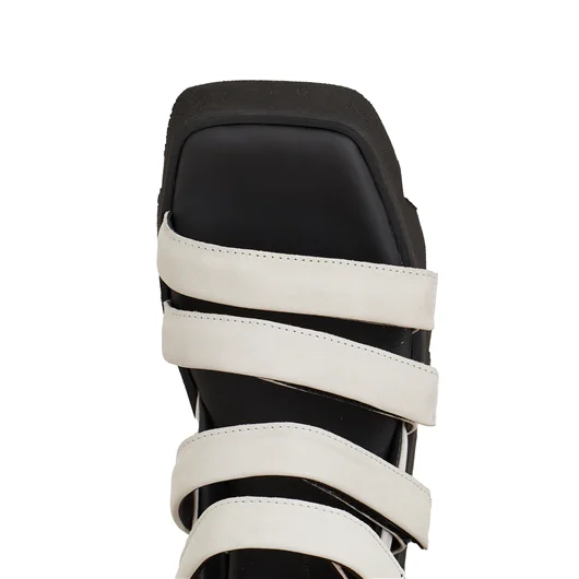 PURO SANDALO IN PELLE 55MM