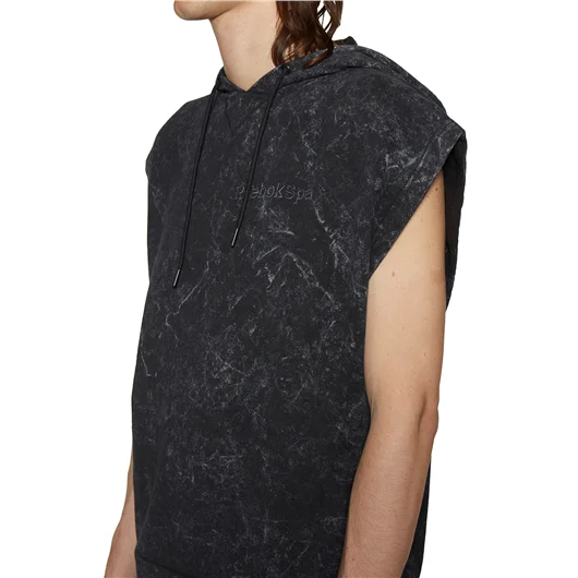 REEBOK GILET OVERSIZE CON CAPPUCCIO