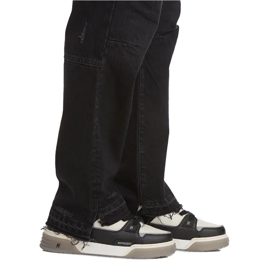 REPRESENT JEANS IN DENIM STEPPED HEM