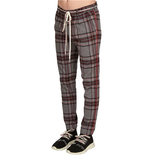 REPRESENT PANTALONE IN TARTAN