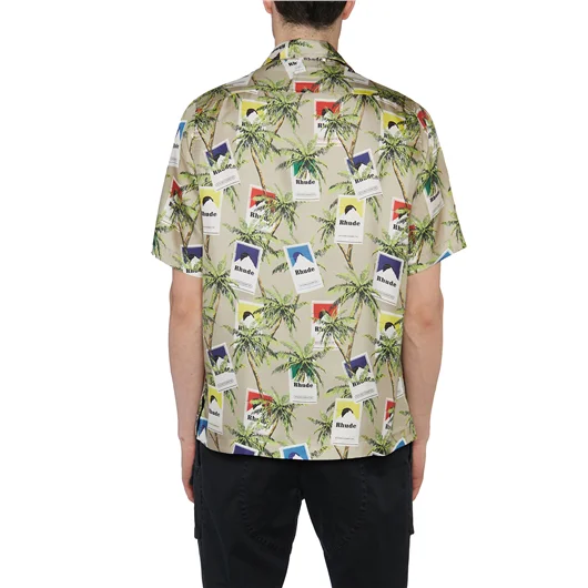 RHUDE CAMICIA IN SETA