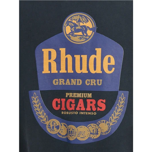 RHUDE FELPA CON CAPPUCCIO GRAND CRU