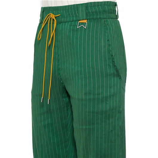 RHUDE PANTALONE IN MISTO LINO