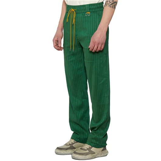 RHUDE PANTALONE IN MISTO LINO