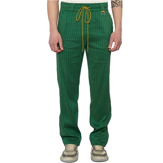 RHUDE PANTALONE IN MISTO LINO
