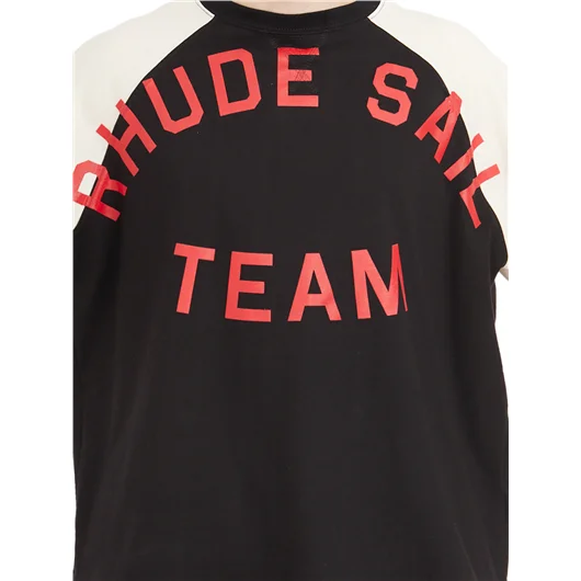 RHUDE T-SHIRT OIL CORP RAGLAN