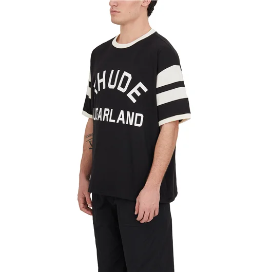 RHUDE T-SHIRT RINGER LOGO