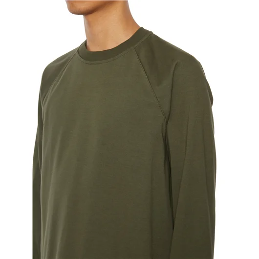 RICK OWENS BASEBALL T-SHIRT IN COTONE