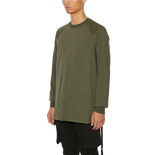 RICK OWENS BASEBALL T-SHIRT IN COTONE