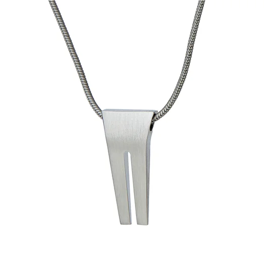 RICK OWENS COLLANA MINI OPEN TRUNK CHARM PALLADIO