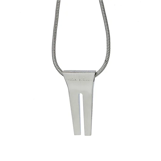 RICK OWENS COLLANA MINI OPEN TRUNK CHARM PALLADIO