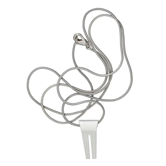 RICK OWENS COLLANA MINI OPEN TRUNK CHARM PALLADIO