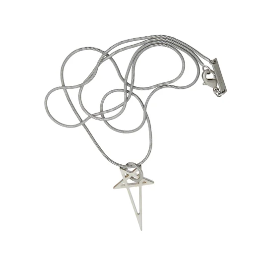 RICK OWENS COLLANA PENTAGRAM CHARM PALLADIO