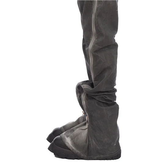 RICK OWENS DRKSHDW PANTALONI IN DENIM BOLAN BANANA