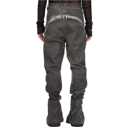 RICK OWENS DRKSHDW PANTALONI IN DENIM BOLAN BANANA