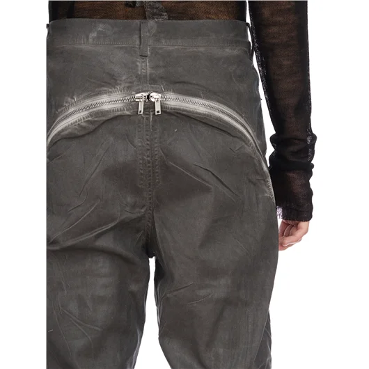RICK OWENS DRKSHDW PANTALONI IN DENIM BOLAN BANANA