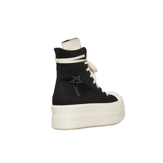 RICK OWENS DRKSHDW SNEAKER IN DENIM DOUBLE BUMPER