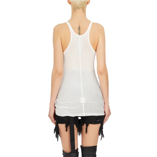 RICK OWENS DRKSHDW TANK TOP RACER IN COTONE