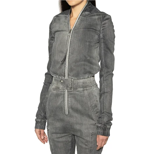 RICK OWENS DRKSHDW TUTA INTERA IN DENIM