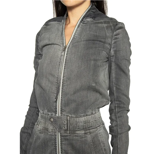 RICK OWENS DRKSHDW TUTA INTERA IN DENIM