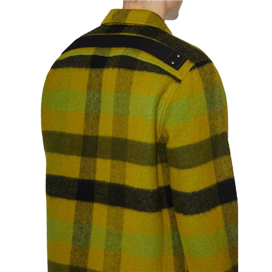 RICK OWENS GIACCA CAMICIA ACID PLAID