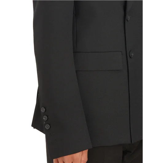 RICK OWENS GIACCA IN LANA JMF BLACK