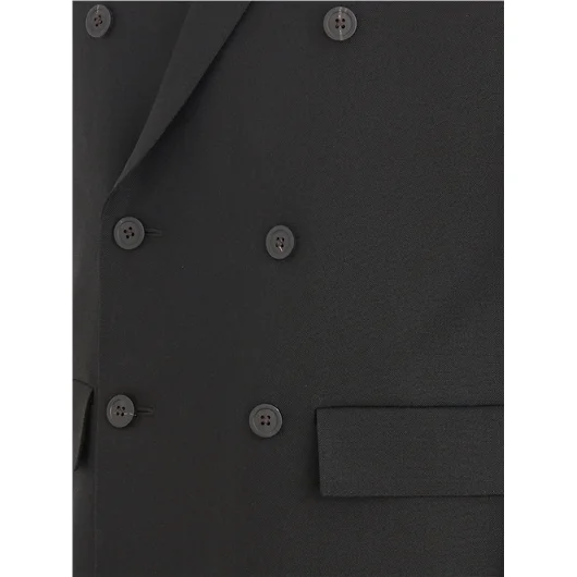 RICK OWENS GIACCA IN LANA JMF BLACK