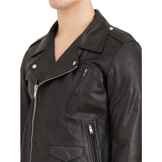 RICK OWENS GIACCA IN PELLE LUKE STOOGES