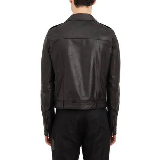 RICK OWENS GIACCA IN PELLE LUKE STOOGES