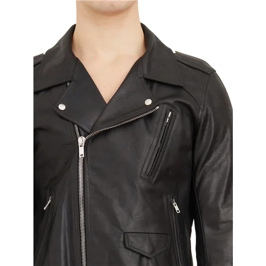 RICK OWENS GIACCA IN PELLE LUKE STOOGES