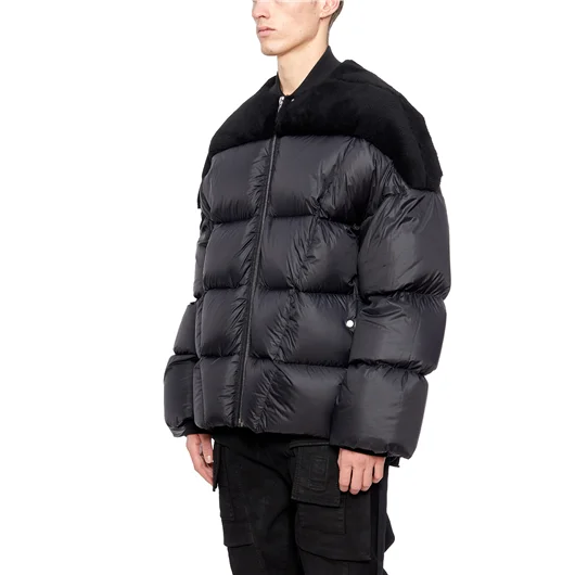 RICK OWENS GIACCA IN PIUMINO E MONTONE