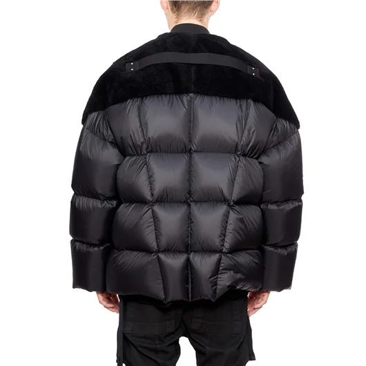 RICK OWENS GIACCA IN PIUMINO E MONTONE